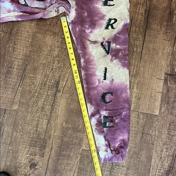 Yeezy Kanye West Sunday Service joggers tie dye sweatpants pinkish purple cream - Picture 4 of 9